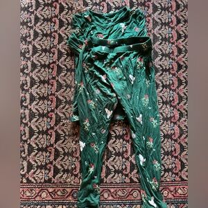 Green Christmas Pajama Set